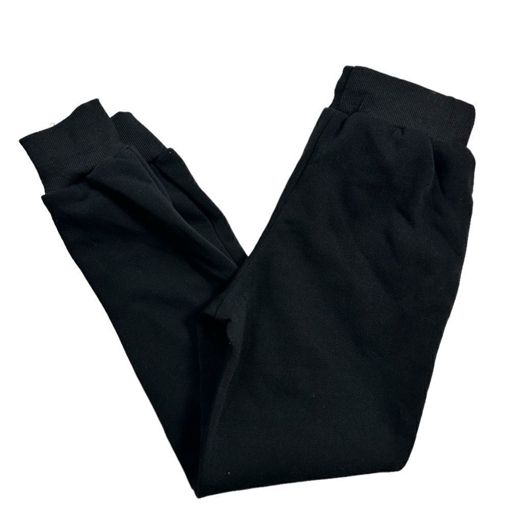 NWOT Unisex Child Kids Black Joggers Sweatpants - Size Medium - Picture 4 of 6